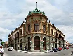 The Macedonio Alcala Theater in Oaxaca de Juarez, Oaxaca, Mexico.