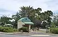 Memorial bus shelter