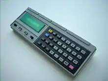 A complete range of programmable calculators were developed in former USSR. Some of them (like this MK-52), was used even in space missions.