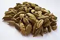 Cardamom pods as used as a spice in India