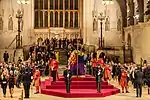 Elizabeth II lying-in-state at Westminster Hall