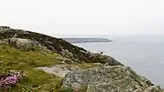 A clifftop view of the tower