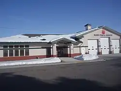 Town hall and fire station