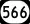 Kentucky Route 566 marker