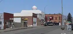 Downtown Emerson: west side of Main Street