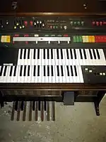 Eminent Solina C112s (c. 1974) with built-in ARP Explorer I synthesizer