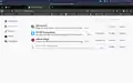Extensions included in the Firefox browser