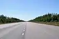 Former road runway near Eneryda, Sweden.