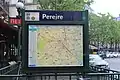 Pereire Metro Station in Paris