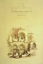 The ladder on the front page of the 1842-49 The Holy Land, Syria, Idumea, Arabia, Egypt, and Nubia