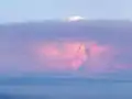 Airborne image of ash cloud on 5 June 2011
