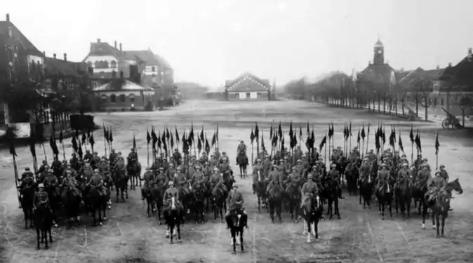 A ceremony to bid farewell to the lance