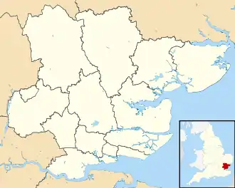 Maps of castles in England by county: B–K is located in Essex
