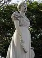 Statue of Luisa Cáceres de Arismendi in La Asunción