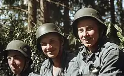 Estonian men fighting for Finland