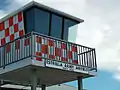 Estrella AAF Tower at the Warbird Museum Entrance