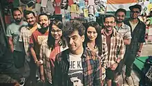 Euphoria at the filming of their video Alvida, in April 2018