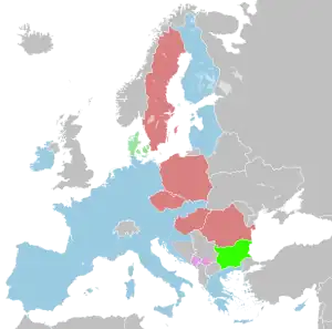 The eurozone as of 2013