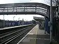 The footbridge and platforms, looking south towards Epsom