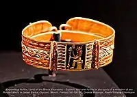 Golden Bracelet found in the tomb of a member of the Royal Family in Gebel Barkal. 250–100 BC