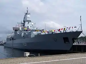 A German Sachsen-class frigate (2006)