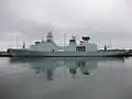 HDMS Iver Huitfeldt in Århus on 20 January 2012.