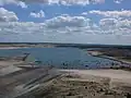 View of the F60 Visitor Mine by the clearly larger lake (2007)