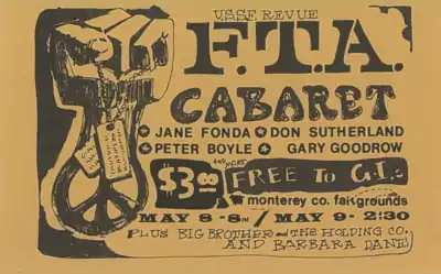 Ticket from FTA performance in Monterey, California