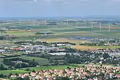 Wind turbines in Lower Normandy