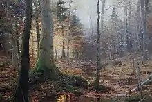 William Bliss Baker, American Naturalist painter, Fallen Monarchs, 1886