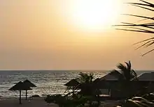 Image 3Sunset view from Farasan Island, the largest island of the Farasan Islands, in the Red Sea. It is located some 50&nbsp;km offshore from Jizan, the far southwestern part of Saudi Arabia.