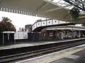 Looking across to the down platform