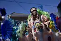 Fat Tuesday Mardi Gras participant