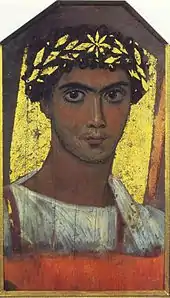2nd-century mummy portrait (Pushkin Museum)