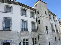 Pouillon’s mansion on the Île de la Cité, Paris. 1958