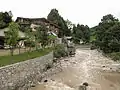 Fieberbrunn, water through the village