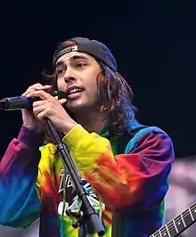 Vic Fuentes performing in 2013