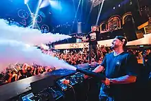 Firebeatz performing at Marquee Nightclub Singapore in 2022