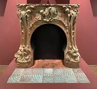 Fireplace mantel attributed to Émile Müller (c. 1904)