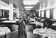 The first class dining room on board Andrea Doria