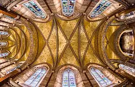 The decorated ceiling
