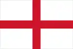 Admiral of the Royal Navy command flag for use in the United Kingdom from 1864