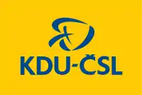 Flag of KDU-ČSL