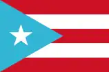 Original flag of Puerto Rico (1895–1952)