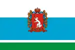 Flag of Sverdlovsk Oblast(coat of arms, 11 March 1997–6 May 2005)
