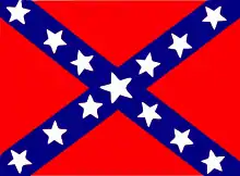 The flag of the 26th Texas Cavalry Regiment
