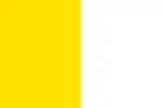 The flag of the Archbishop of Malta consists of two equal vertical stripes, yellow in the hoist and white in the fly. It is believed to date back from 754 AD, making it Malta's oldest flag.
