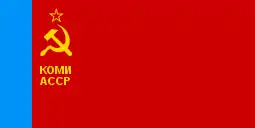 Flag of Komi ASSR