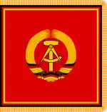 Standard of the President 1955–1960(The standard was maintained until 7 September 1960, when Wilhelm Pieck died and the presidency was abolished.)