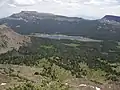 Flat Top Mountain, the highest peak in the Flat Tops (12,361&nbsp;ft), overlooks Stillwater Reservoir.